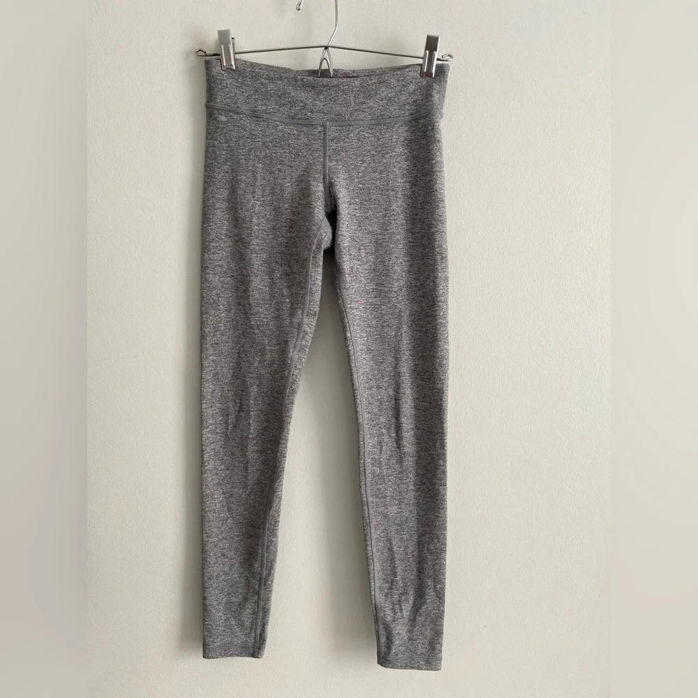 IVIVVA LULULEMON Girls  Heathered Gray Leggings Size 12